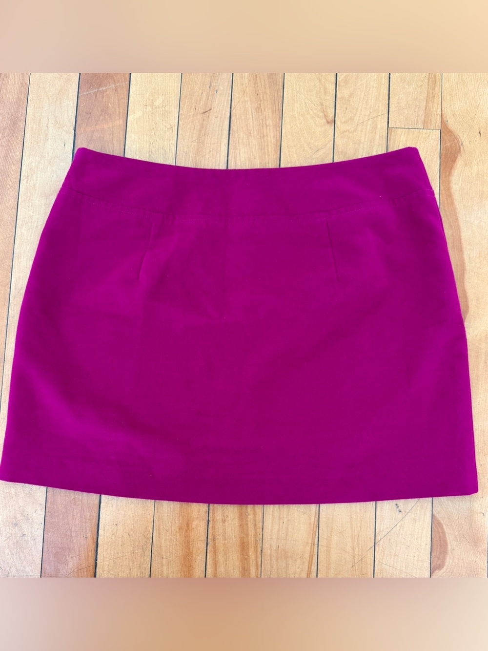 Express Fuchsia Ponte Mini Skirt